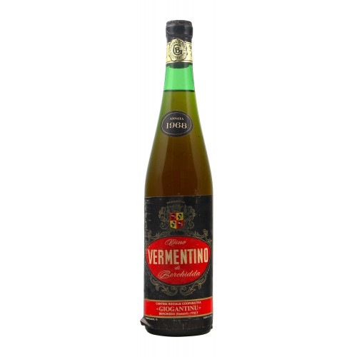 VERMENTINO DI BERCHIDDA 1968 GIOGANTINU GRANDI BOTTIGLIE