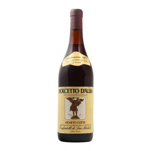 DOLCETTO VIGNETO COTTA' 1977 CONFRATELLI DI SAN MICHELE GRANDI