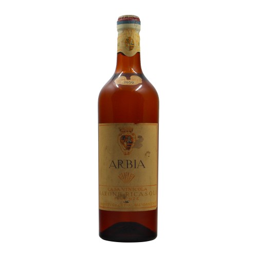 VINO BIANCO SECCO ARBIA 1959 BARONE RICASOLI GRANDI BOTTIGLIE