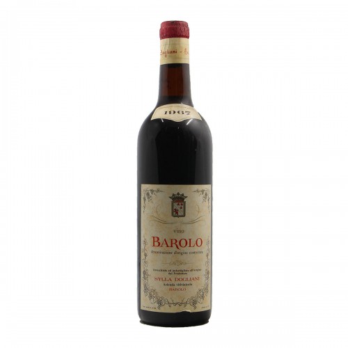 BAROLO 1967 SYLLA DOGLIANI GRANDI BOTTIGLIE