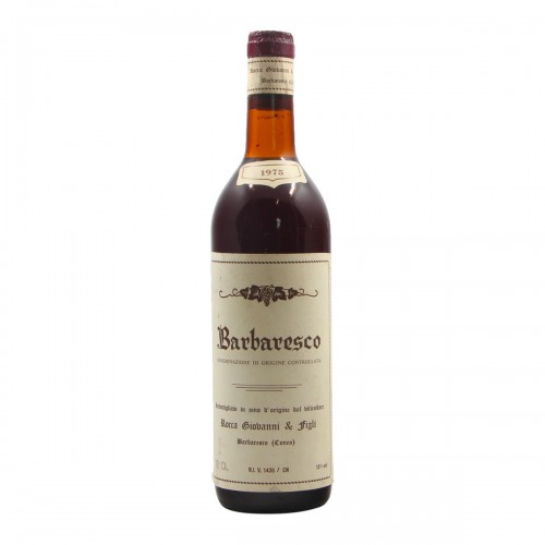 BARBARESCO 1975 ROCCA GIOVANNI GRANDI BOTTIGLIE