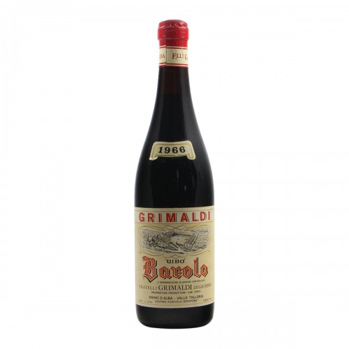 BAROLO 1966 FRATELLI GRIMALDI GRANDI BOTTIGLIE