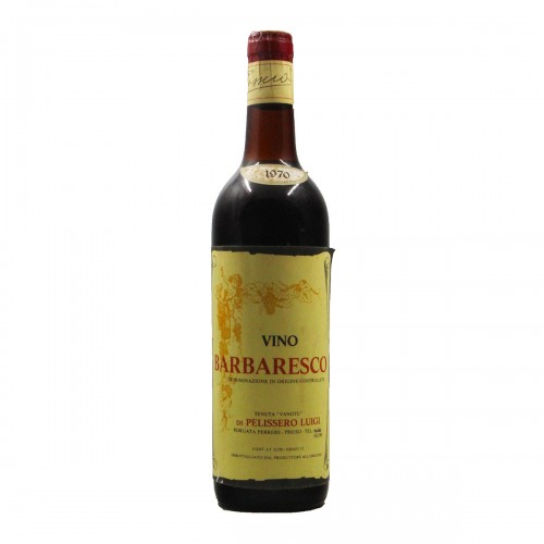 Barbaresco 1970 PELISSERO LUIGI GRANDI BOTTIGLIE