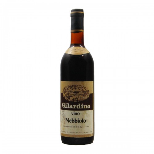 NEBBIOLO 1970 GILARDINO GRANDI BOTTIGLIE