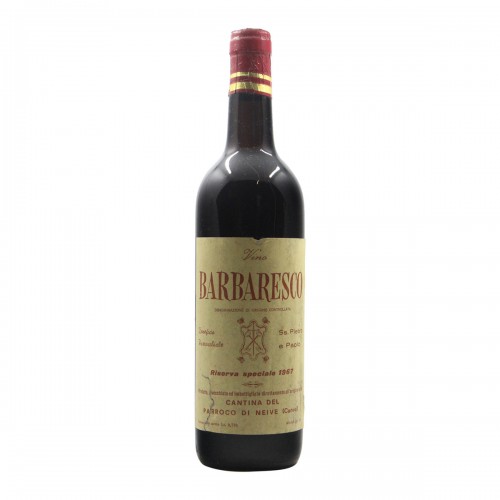 Barbaresco Riserva Speciale 1967 CANTINA DEL PARROCO DI NEIVE