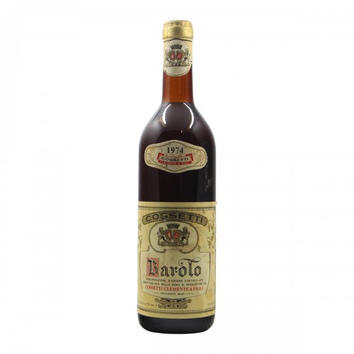 Barolo 1974 COSSETTI GRANDI BOTTIGLIE