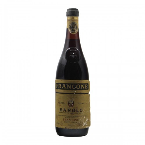 Barolo Riserva 1976 FRANCONE GRANDI BOTTIGLIE