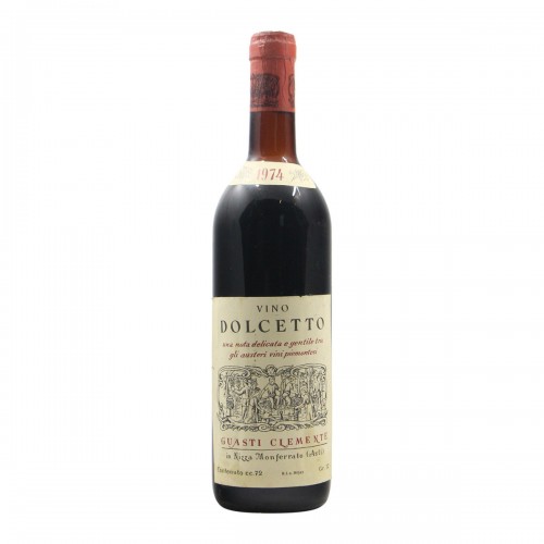 DOLCETTO 1974 CLEMENTE GUASTI GRANDI BOTTIGLIE