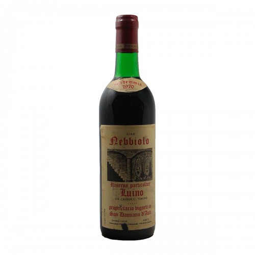 NEBBIOLO RISERVA PARTICOLARE LUINO 1970 SCANAVINO GRANDI