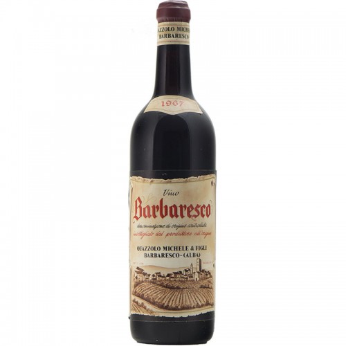 Barbaresco 1967 MICHELE QUAZZOLO GRANDI BOTTIGLIE