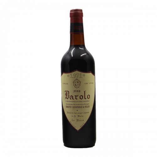 BAROLO 1971 OBERTO GIOVENALE & FIGLIO GRANDI BOTTIGLIE