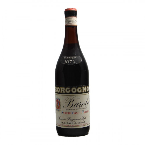 BAROLO RISERVA 1971 BORGOGNO GIACOMO