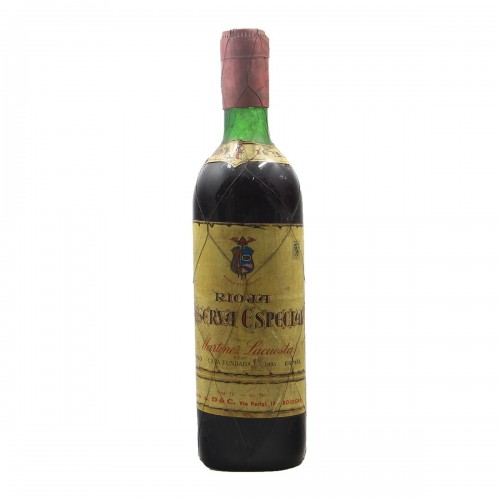 Rioja Reserva Especial 1922 MARTINEZ LACUESTA GRANDI BOTTIGLIE