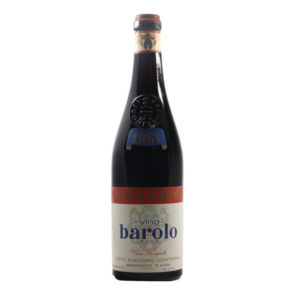 Giacomo Conterno Barolo Riserva 1961 Grandi Bottiglie