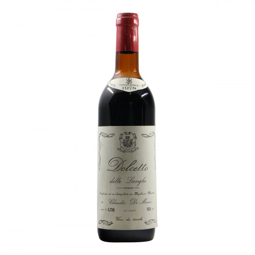 Dolcetto delle Langhe 1978 Grandi Bottiglie