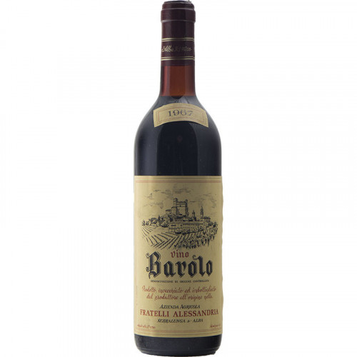 Barolo 1967 FRATELLI ALESSANDRIA GRANDI BOTTIGLIE