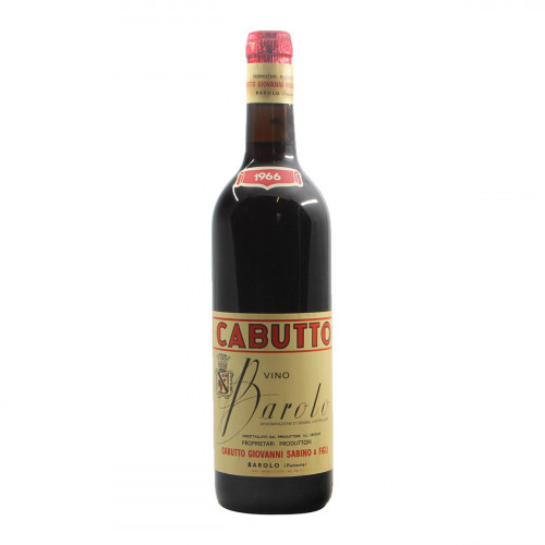 Cabutto Barolo 1966 Grandi Bottiglie