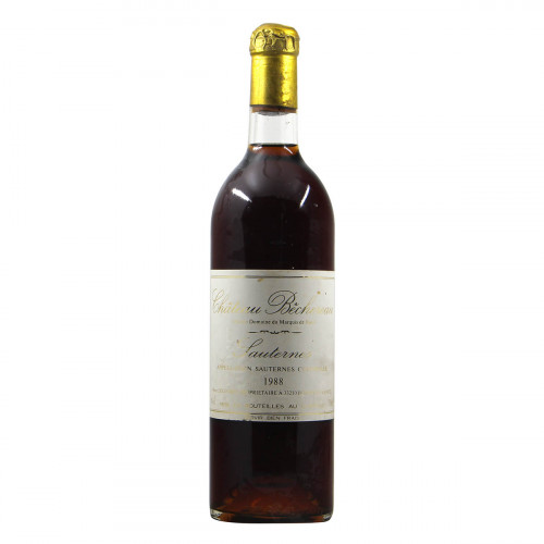 Chateau Bechereau Sauternes 1988