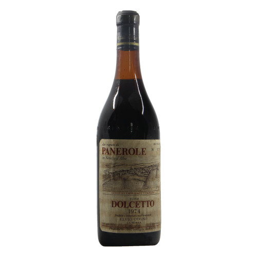 DOLCETTO VIGNETI PANEROLE 1974 ELVIO COGNO