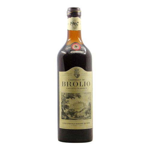 CHIANTI CLASSICO CASTELLO DI BROLIO 1967 BARONE RICASOLI