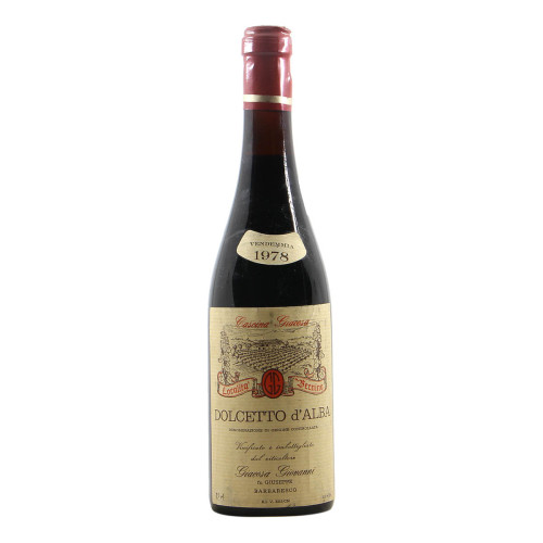 DOLCETTO 1978 GIACOSA GIOVANNI