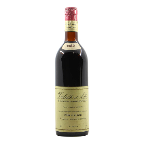 DOLCETTO 1982 FOGLIO ELIVIO