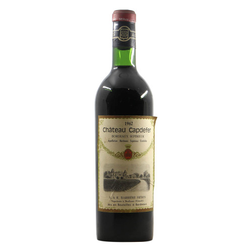 CHATEAU CAPDEFER BORDEAUX SUPERIOR 1962 BARRIERE FRES