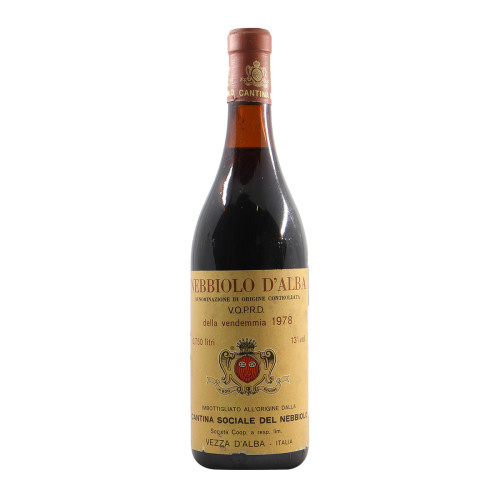 Nebbiolo D'alba 1978 CANTINA SOCIALE DEL NEBBIOLO