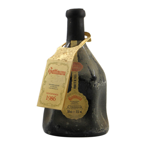 GATTINARA BOTTIGLIA STORICA 1986 TROGLIA