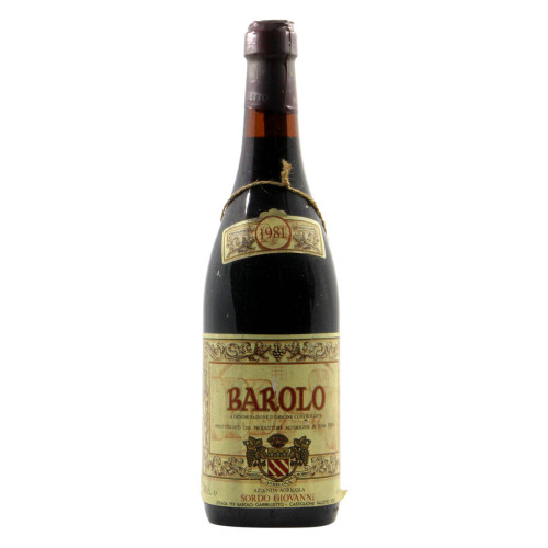 BAROLO 1981 SORDO GIOVANNI