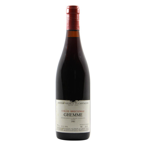 GHEMME COLLIS BRECLEMAE 1981 ANTICHI VIGNETI DI CANTALUPO