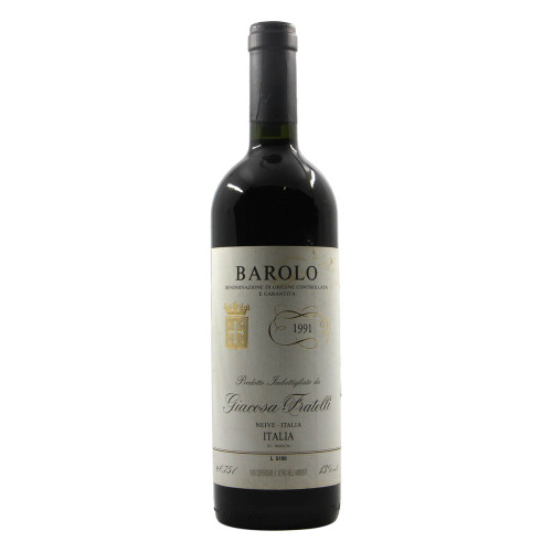 BAROLO 1991 FRATELLI GIACOSA