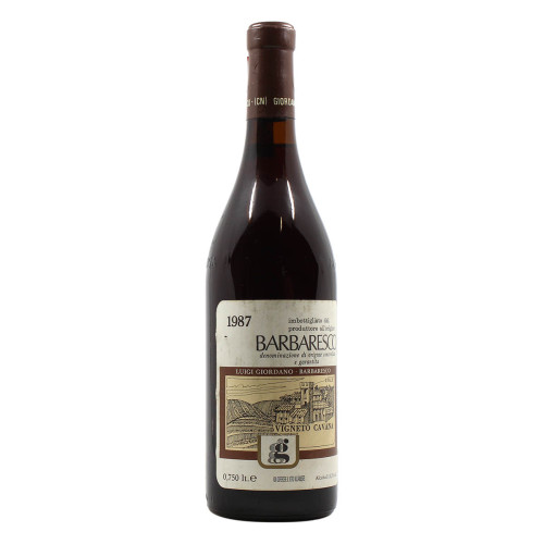 BARBARESCO VIGNETO CAVANA 1987 LUIGI GIORDANO