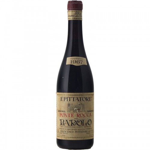 Barolo 1967 PITTATORE FRANCESCO GRANDI BOTTIGLIE