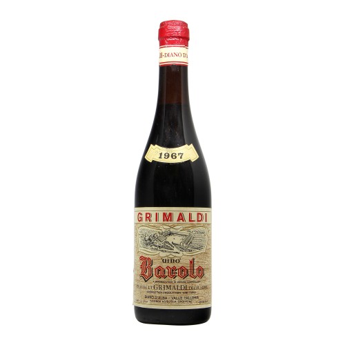 BAROLO 1967 GRIMALDI GIUSEPPE GRANDI BOTTIGLIE