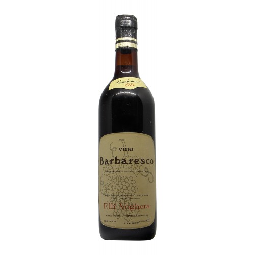 Barbaresco 1974 VOGHERA GRANDI BOTTIGLIE