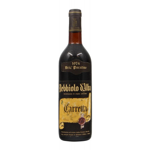 Nebbiolo D'Alba Bric Paradiso 1974 TENUTA CARRETTA GRANDI