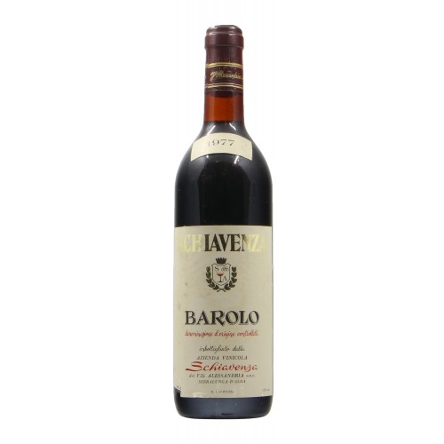 Barolo 1977 SCHIAVENZA GRANDI BOTTIGLIE