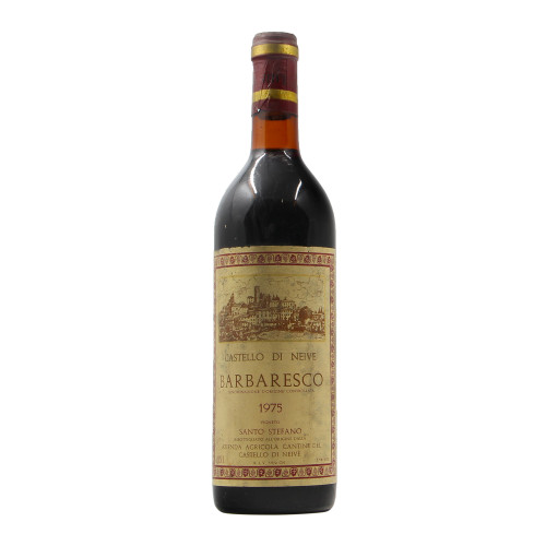 Barbaresco Santo Stefano 1975 CASTELLO DI NEIVE GRANDI BOTTIGLIE